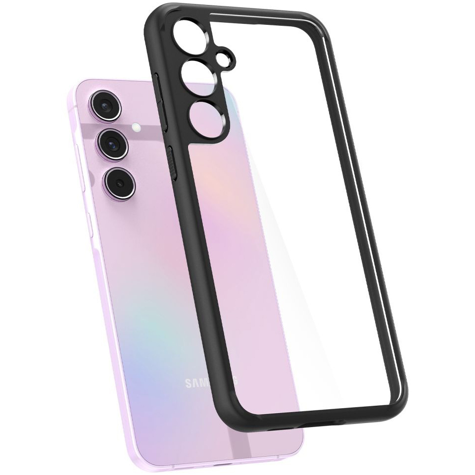 Etui Spigen Ultra Hybrid do Galaxy A55 5G, przezroczysto-czarne